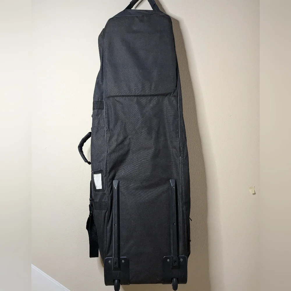 Datrek Golf Club Travel Case Carry Soft Rolling Flight Bag Black
